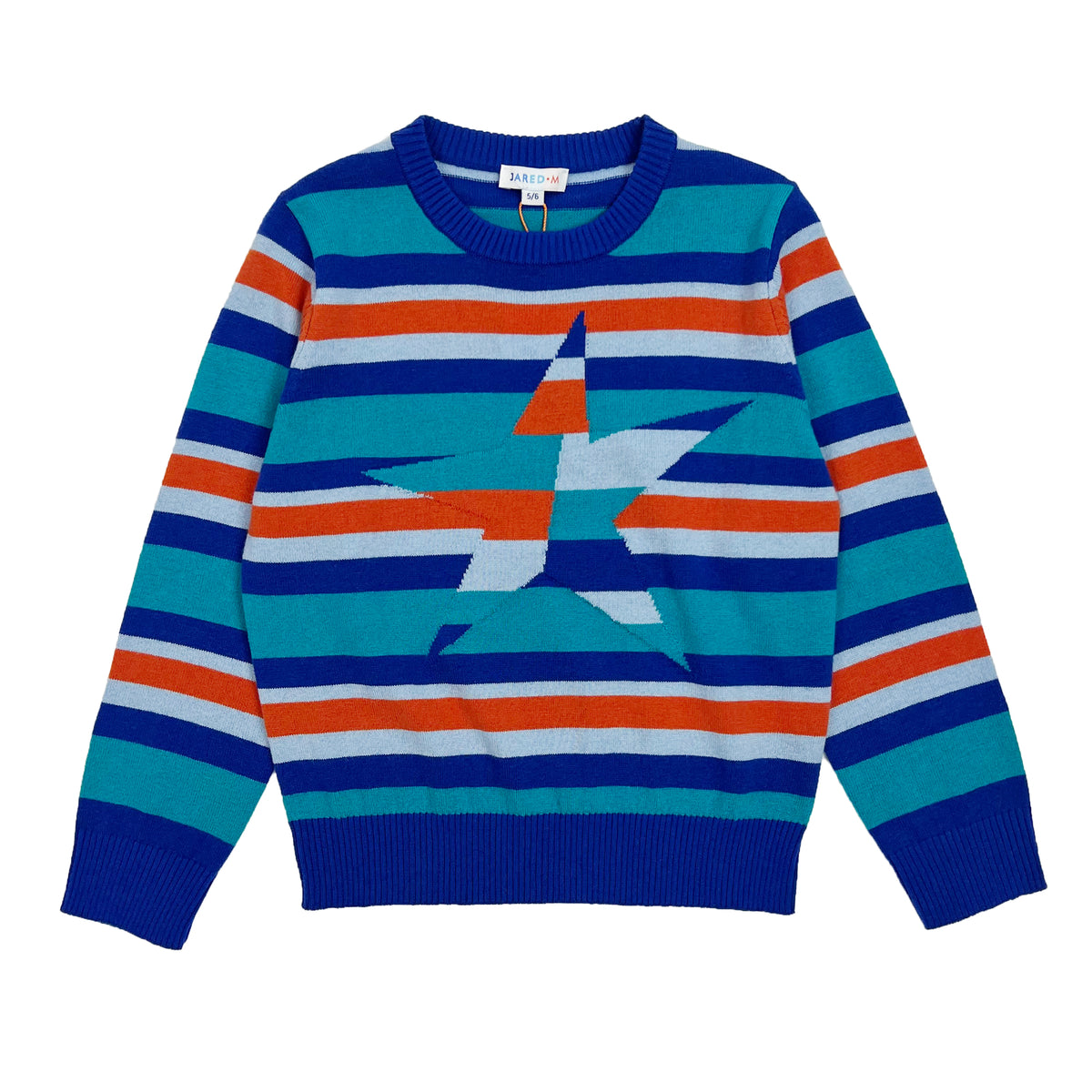 Boy's Intarsia Star Sweater - My Little J
