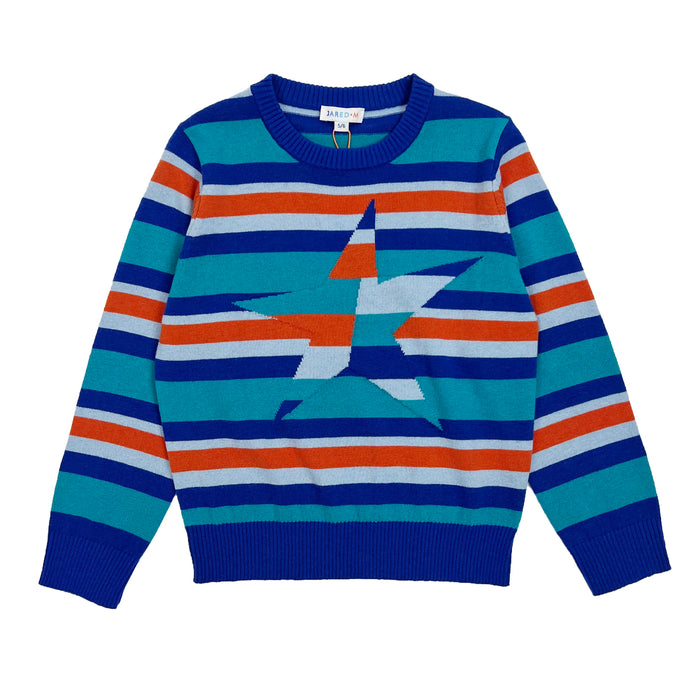 Boy's Intarsia Star Sweater - My Little J