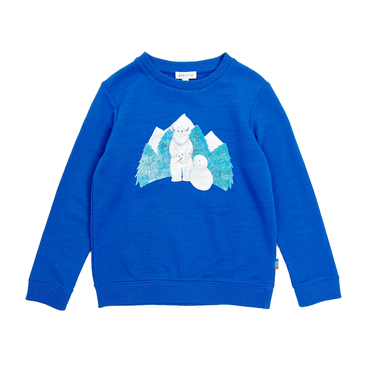 Boy's LS Knit Crew Neck Yeti Pullover - My Little J