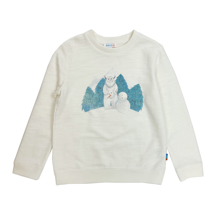 Boy's LS Knit Crew Neck Yeti Pullover - My Little J