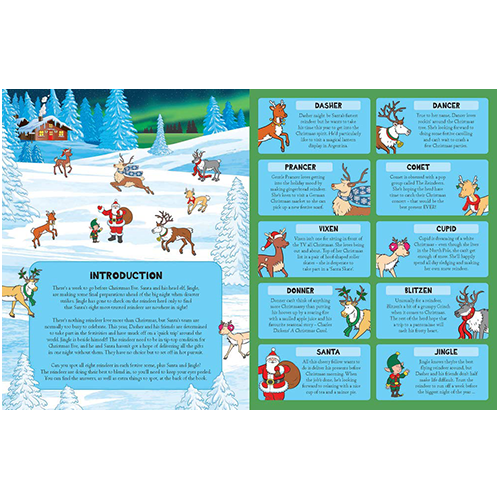 Where's Santa's Reindeer? : A Festive Search and Find Book